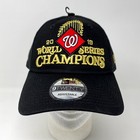 Nwt 2019 World Series Champions Washington Nationals Strapback Hat Mlb Baseball