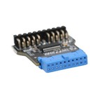 Usb 3 0 19pin Adapter To Dual 9 Pin Adapter 480mbps Female Header Hub Adapter