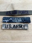 Military Assorted U s  Army  U s  Air Force   Name Tape