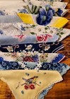 Lot Of 80 Vintage Women s Hankies Lot Floral
