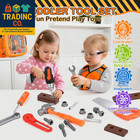 Toddler Tool Set For Age 3-5 Kids Tool Set With Tool Box And Toy Drill  Pretend