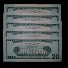  5   20 Dollar Bill  United States Real Money Cash Us Currency Note