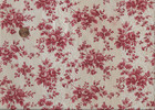 Antique 1840 French Rose Fabric