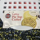 Lattice Pie Top 9 75  Crust Cutter Decorative Dough Norpro New