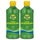 Soothing Aloe Vera Gel Twin Pack   Sunburn Relief   After Sun Care  16 Fl Oz Eac