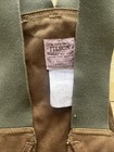 Filson Tin Cloth Half Moon Hunting Vest Game Bag Blaze Orange Usa 16021 Euc