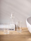 3 Piece Bathroom Toothbrush Holder Acrylic Accessories Set Soap Dispenser