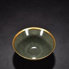 5 6  China Antique Song Dynasty Guan Kiln Porcelain Green Glaze Lce Crack Bowl