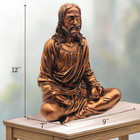 Jesus Statue 12  Bronze - Meditation Statue Decor - Jesus Figurine For Any Room