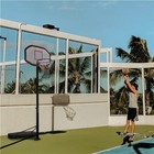 Basketball Hoop Goals Outdoor Adults Height-adjustable 7-10ft W  43   Backboard