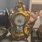 Waterbury Clock Co  Louis Xvi Style Mantle Clock