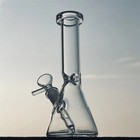 5  Built-in Filter Glass Bong Percolator Hookah Bubbler Small Water Pipe Beaker