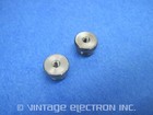  2  New Nickel Plated Solid Brass Knurled Thumb Nuts  4-40  0 375  D X 0 250  H 