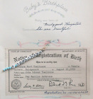 1952  Baby Book Laura Burr Tomlinson Bridgeport Ct Genealogy