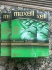 Vtg Sealed Lot Of 5 New Sony maxell T-160 8 Hour Premium Grade Blank Vhs Tapes