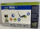 Linksys Wireless-g 5x Performance Wmp54g Desktop Pci Adapter 54mbps 2 4 Ghz