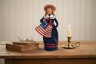 Byers Choice 250 Year Collectable Patriotic Lady Liberty Caroler 5261