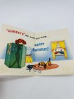 Vintage Greeting Card Birthday Novo Laugh 1940s 1950s Humor Unused Nos