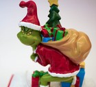 The Grinch Christmas Metal Stocking Holder Weighted Mantel Hanger Dr Seuss Nib2