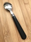 Gibson Stainless Gia3 Black Plastic Handle Teaspoon 6   