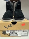 Ugg Toddler Classic Dixie Flora Perf Black Boot Brand New