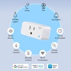 Geeni Smart Plug Mini Wifi Outlet 2-pack     Alexa   Google Home Compatible