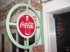 Coca Cola  Nostalgic 50s Wall Flange Advertising Sign