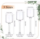 Set Of 3 Tea Light Votive Floating Glass Candle Holders Table Centerpiece Decor 