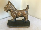 Antique Scotty Scottie Scottish Terrier Dog Cast Iron Bookends