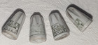 Lot Of 4 Antique Simplex Porcelain Electrical  Wire Nuts Connectors