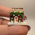 Ooak Dollhouse Miniature 1 12 Scale Gingerbread House Shelf Decor Holiday Decor