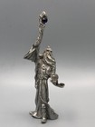 Lot Of 5 Pewter Fantasy Figurines Wizard Castle Dragon