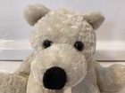 Vintage Princess Soft Toys Polar Bear Plush Teddy Bear Curly Faux Fur Nwt 