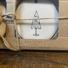 Rae Dunn By Magenta Flat Ornaments Set Of 3 Merry  Christmas Tree And Bright