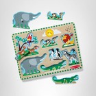 Melissa   Doug Zoo Animals Sound Puzzle  Wooden Peg Puzzle With Animal Sounds