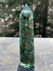 Green Aventurine Orgone Tower Point  Good Luck Heart Abundance 29243e