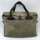Filson Briefcase Shoulder Tote Bag Made In Usa Rugged Twill Otter Green Shoulder