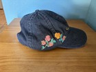 Dolly Parton Dollywood Exclusive Dolly Butterfly   Flowers Adult Hat Black 