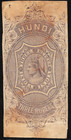 India  Queen Victoria Revenue Hundi Pre-1899 Indian Bill Of Exchange    3 Rupees