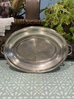 Vintage Silver Plate Serving Dish Ovenware 22-8 Usa  24 X18 Cm
