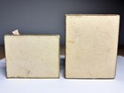 Pair Of Antique Victorian Italian Jewelry Trinket Boxes G  Gualino Biella Italy