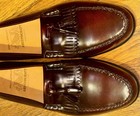 Mens Vintage Johnston Murphy Aristocraft Usa Brown Loafers Shoes Tassel Size 10