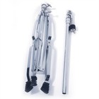 Straight Cymbal Stand Drum Hardware Percussion Mount Holder Gear Set Silver