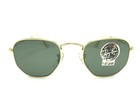 Vintage B l Ray-ban W0980 Vtaw Gold Metal Sunglasses Usa G-15 Green Lens Nos