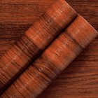 23 x64ft Red Wood Grain Wallpaper Self Adhesive Shelf Liner Vinyl Furniture Wrap