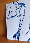 Male Nude Gay Drawing Ink And Paper Original  Sketch Of A Naked Man Art  Signed