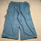 Kingsize Cargo Jogger Pants Men 2xl  34x20  Blue Athleisure Drawstring Nwt