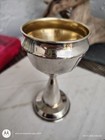 Vintage Judaica Kiddush Cup Silver Unique Signed Made In Israel Beautiful