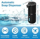 Ohifast Touchless Soap Dispenser  Usb Rechargeable  6-level Adj  380ml
