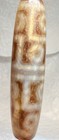 Tibetan Old Agate 12 Eye Dzi Bead  Silkworm Lines charm Translucent   talisman    